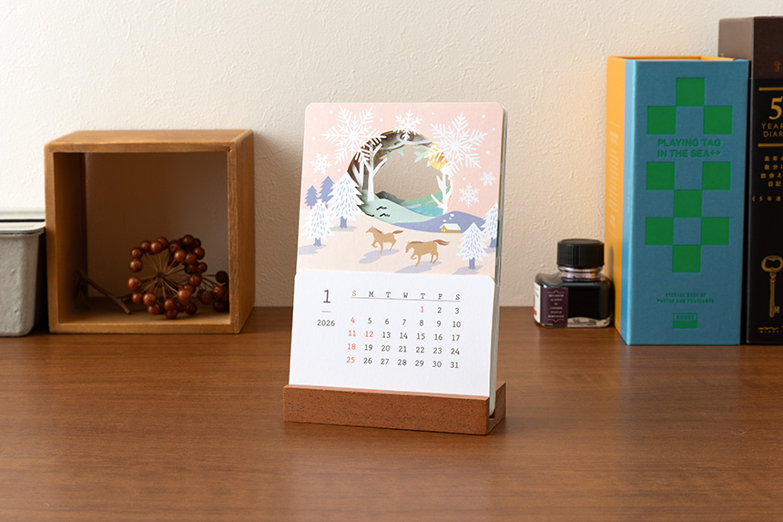 MIDORI 季節をのぞくカレンダー 2026年版