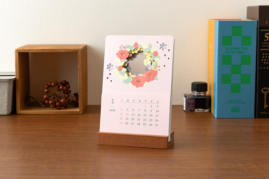 MIDORI 季節をのぞくカレンダー 2026年版