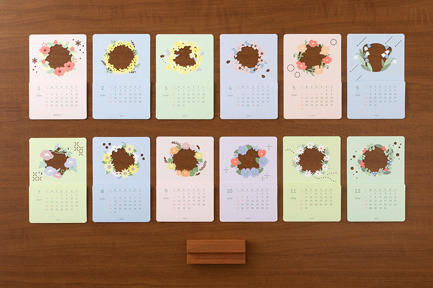 MIDORI 季節をのぞくカレンダー 2026年版