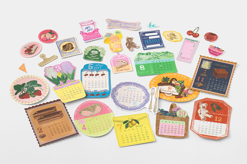 ART PRINT JAPAN ステッカーカレンダー 2027年版 いのうえ彩/omiso