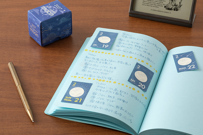 新日本カレンダー 日めくりカレンダー ミニミニ日めくり 2027年版 eric/moon