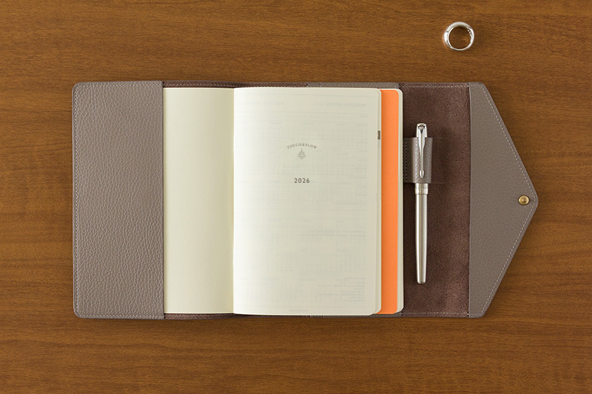 〔スケッチ〕B6 ノート&手帳革カバー