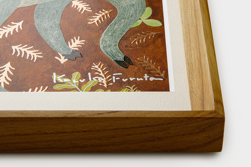 Kazuko Furuta 「息づかい」 A4 アートポスター CWプリント 〔アート タッチ〕