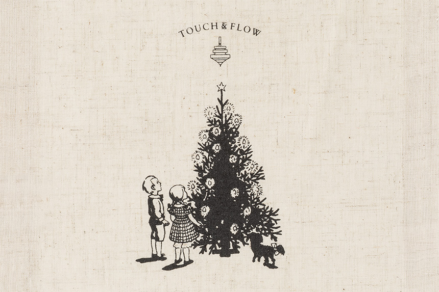 【クリスマス限定】巾着型ギフトバッグ　クリスマス柄【ギフトバッグのみ購入不可】