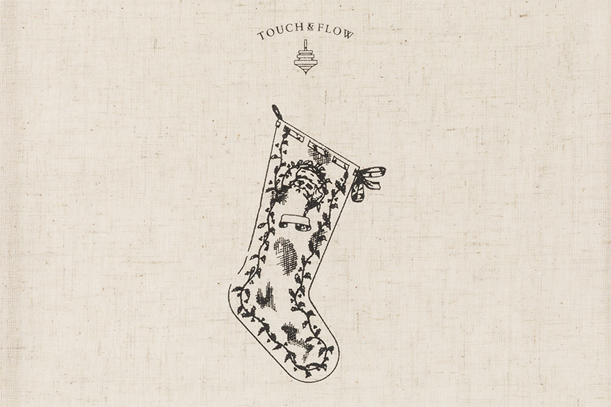 【クリスマス限定】巾着型ギフトバッグ　クリスマス柄【ギフトバッグのみ購入不可】