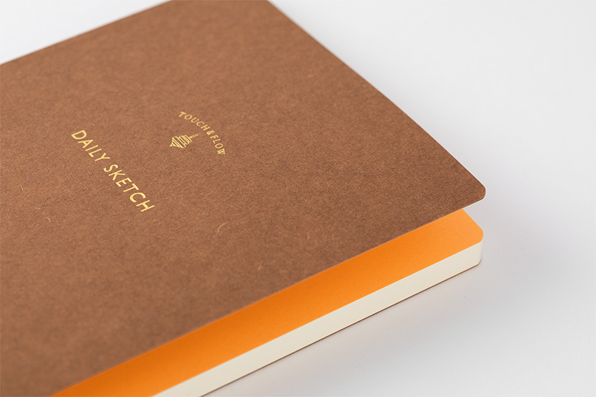 ブラウン　ノート ノート〔デイリースケッチ〕B6 無罫｜タッチアンドフロー
