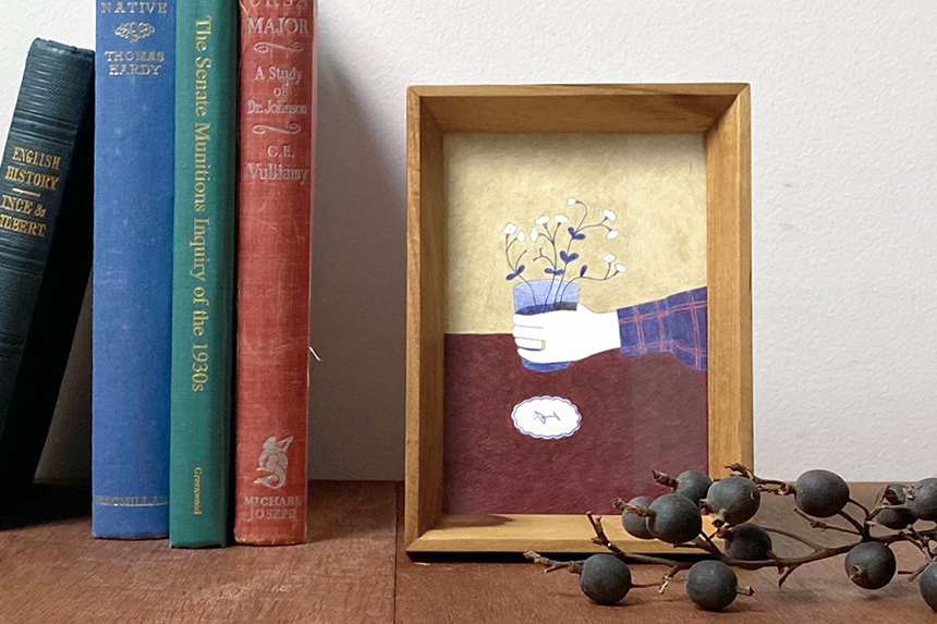 ポストカード〔アート タッチ〕Rie Koizumi