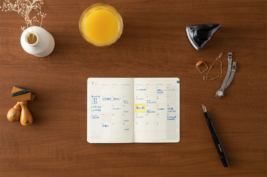 〔トゥデイ〕B7 マンスリーブロック 手帳 2026年版