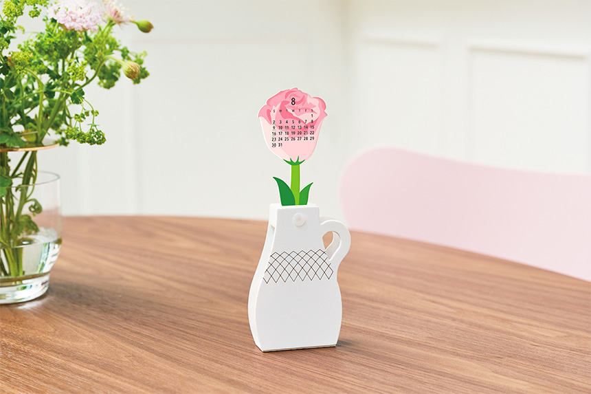 good morning 卓上カレンダー 2026年版 Flowers｜タッチアンドフロー