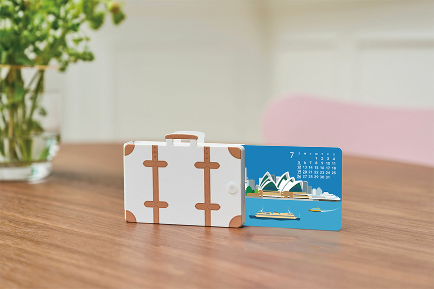 good morning　卓上カレンダー　2026年版　Travel