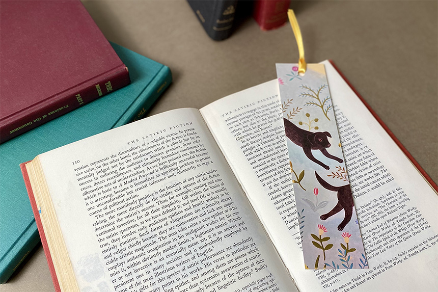 Kazuko Furuta ブックマーカー しおり CWプリント〔アート タッチ