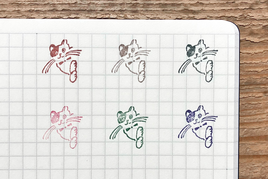 ツキネコ　アートニックS　スタンプ台　クラシックカラー