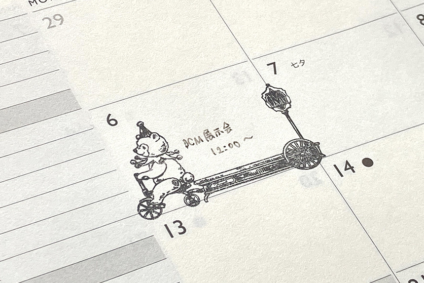 アーティストスタンプ　monpoche