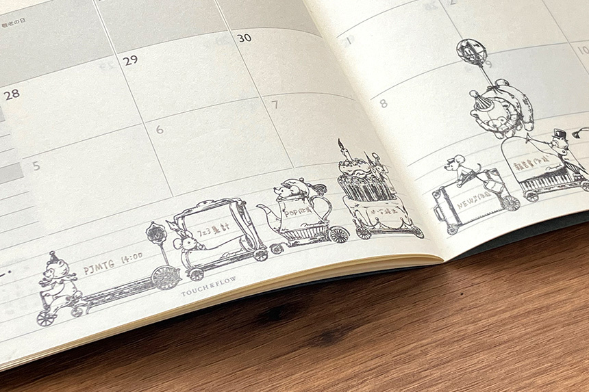 アーティストスタンプ　monpoche