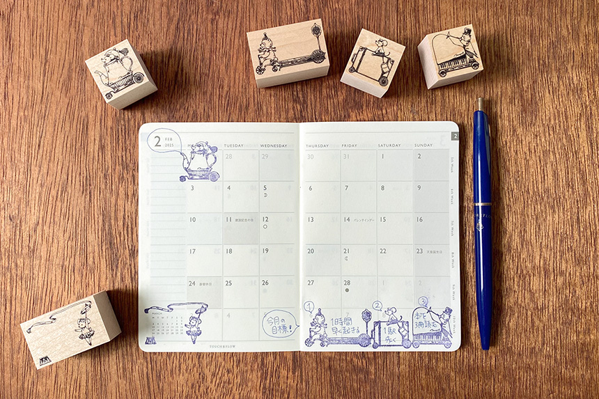 アーティストスタンプ　monpoche