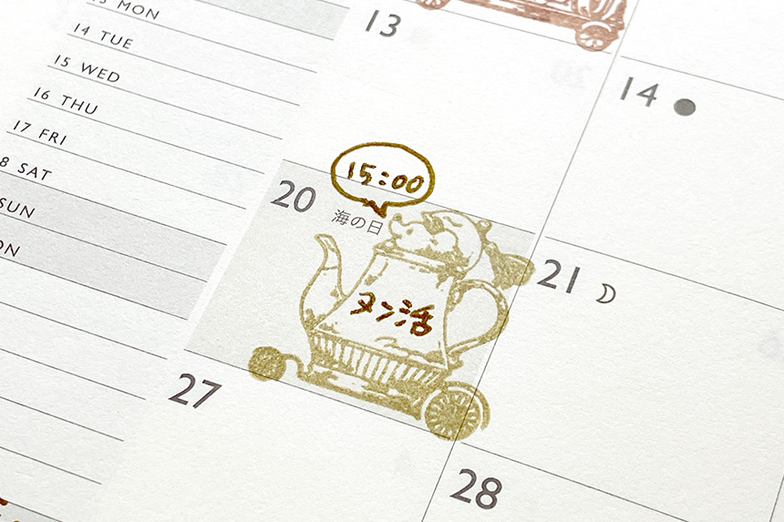 アーティストスタンプ　monpoche