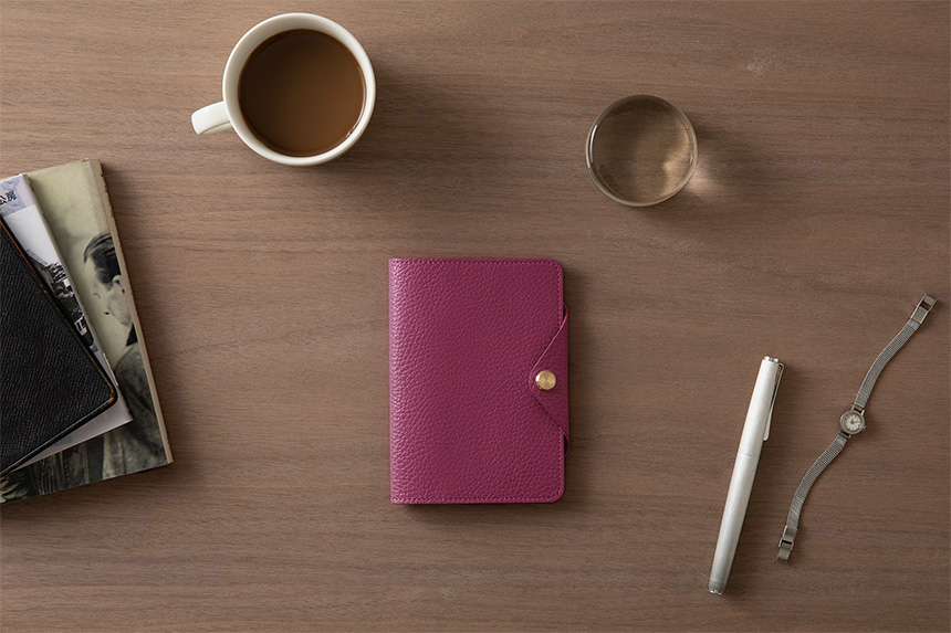 【2026年限定カラー】〔ミニスケッチ〕B7 ノート＆手帳用革カバー