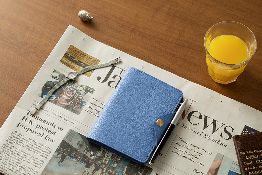 【2026年限定カラー】〔ミニスケッチ〕B7 ノート＆手帳用革カバー