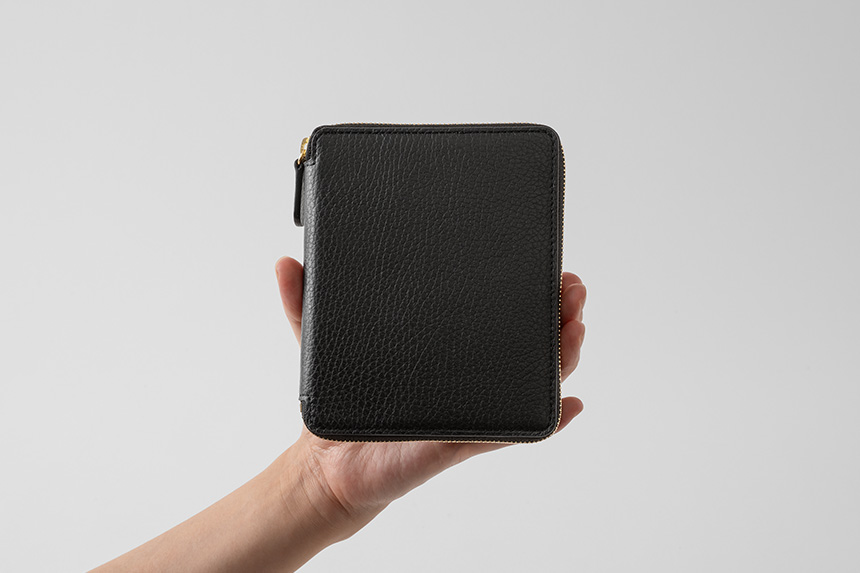 〔ミニスケッチ ジッパー〕B7 ノート＆手帳用革カバー