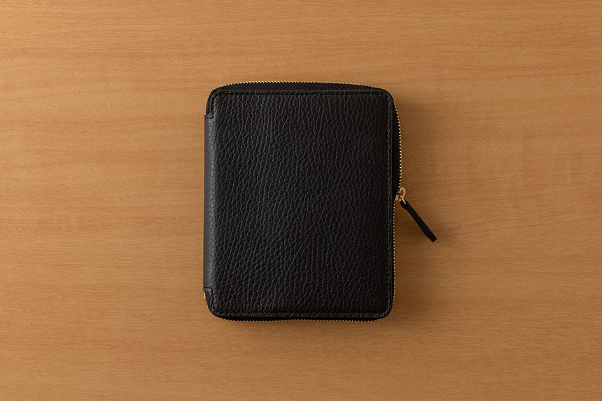 ミニスケッチ ジッパー〕B7 ノート＆手帳用革カバー｜タッチアンド