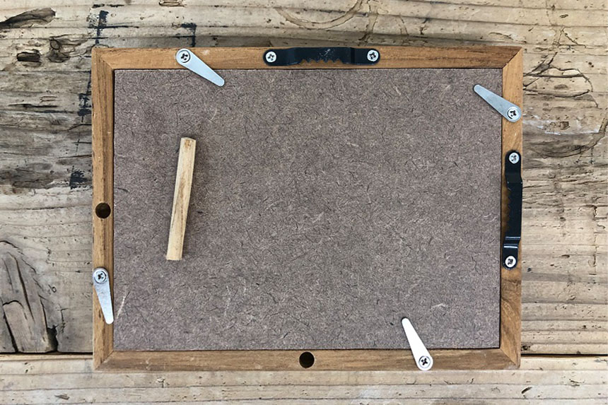 チークフレーム マチ付き ポストカードサイズ