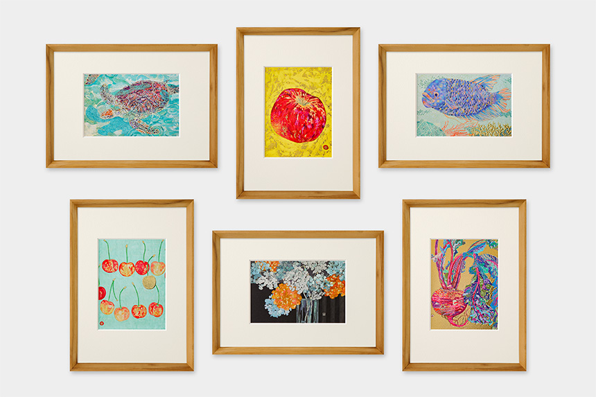 Yuko Kurihara 「翡翠かぼちゃ」 A4 アートポスター CWプリント