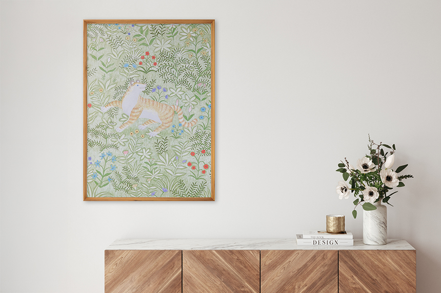 ポスター kazu Kazuko Furuta 「New world」 アートポスター CWプリント 〔アート