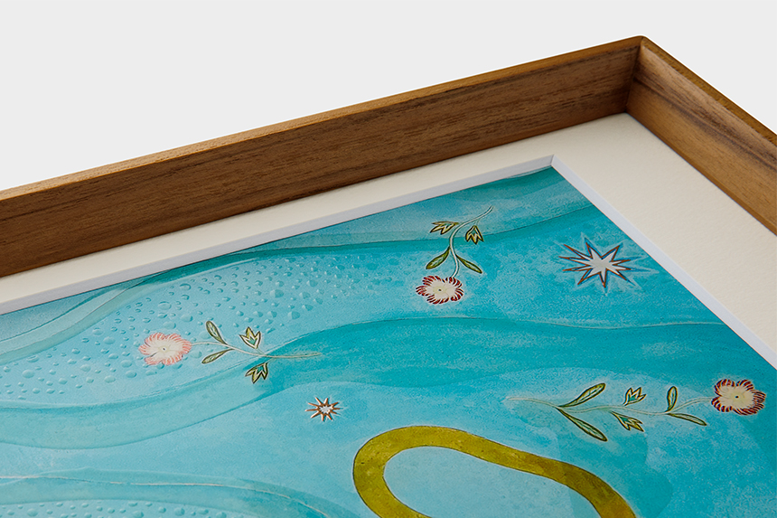 Kazuko Furuta 「たゆたう」 A3 アートポスター CWプリント 〔アート