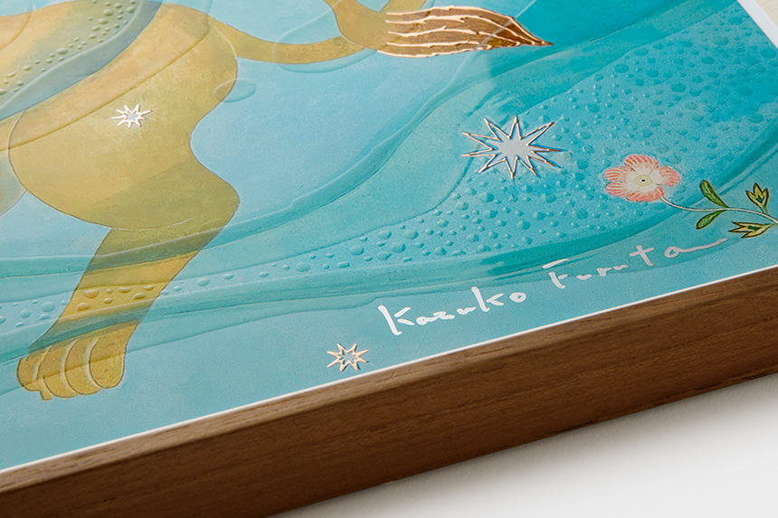 Kazuko Furuta 「たゆたう」 A3 アートポスター CWプリント 〔アート