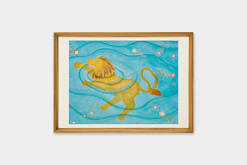 Kazuko Furuta 「たゆたう」 A3 アートポスター CWプリント 〔アート