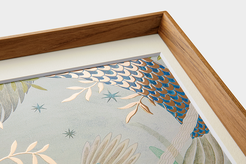 Kazuko Furuta　「たゆたう」　A3　アートポスター　CWプリント　〔アート タッチ〕