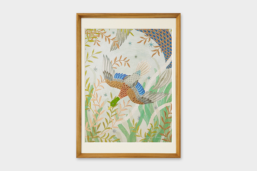 Kazuko Furuta　「モーメント」　A3　アートポスター　CWプリント　〔アート タッチ〕