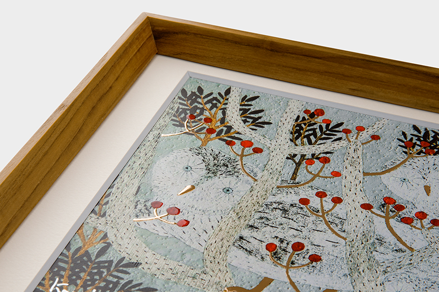 Kazuko Furuta 「赤い実の記憶」 A4 アートポスター CWプリント