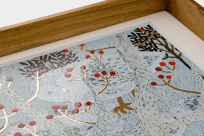 Kazuko Furuta 「赤い実の記憶」 A4 アートポスター CWプリント