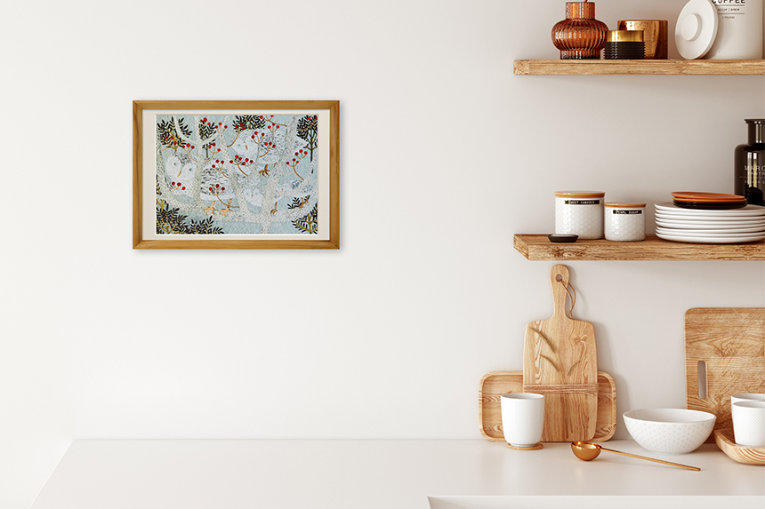 Kazuko Furuta 「赤い実の記憶」 A4 アートポスター CWプリント