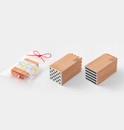 OSKOLABO　カタチ×モヨウスタンプ